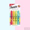 SHARPIE Set x4 Resaltadores pastel cálidos Tank
