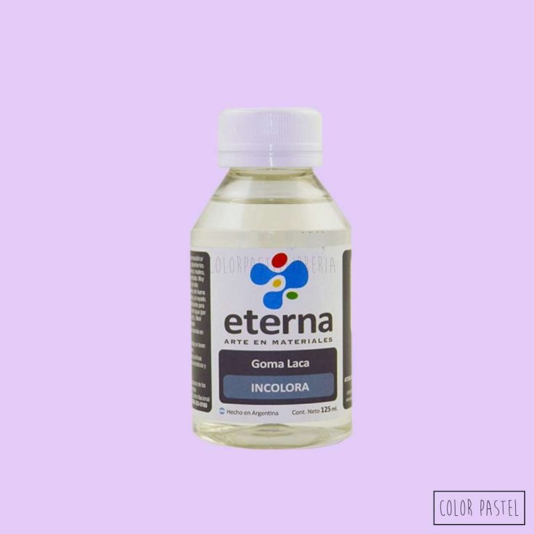 Goma Laca incolora 125 ml Eterna – Color Pastel Librería