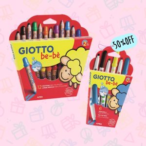 COMBO Lápices x12 + Marcadores x6 al 50% OFF Giotto