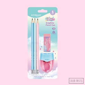 Set de Escritura Pastel x5 Keyroad