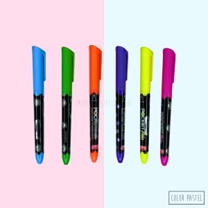 COMBO x6 Resaltadores FLUO Trabi Pocket